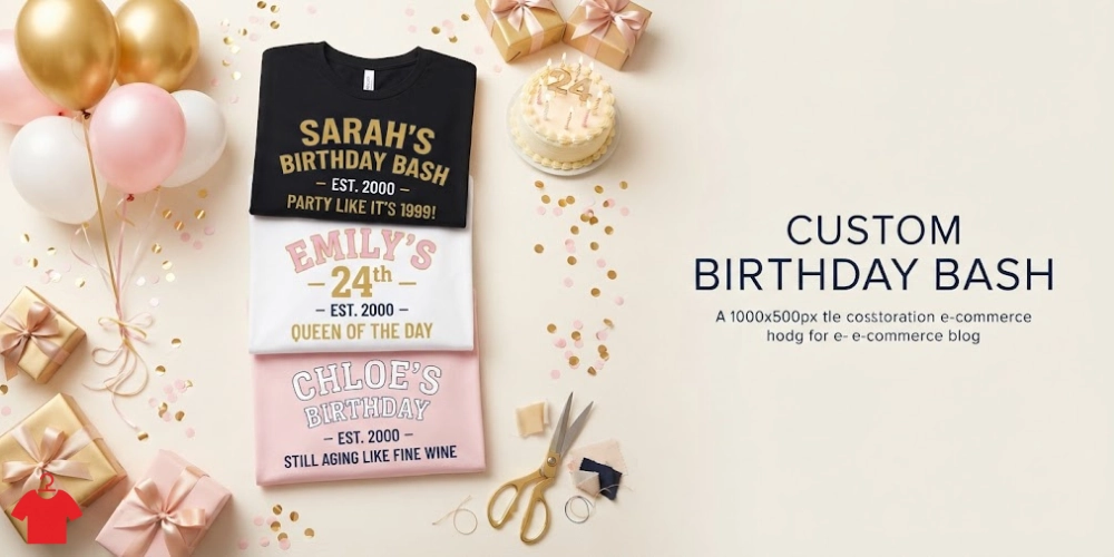 Personalized T-Shirts for Birthday – Custom Name & Birth Year Designs